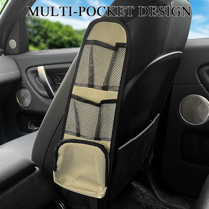 2PCS Car Seat Side Organizer, Seat Side Storage Pocket, Car Multi-Pockets - Image 7