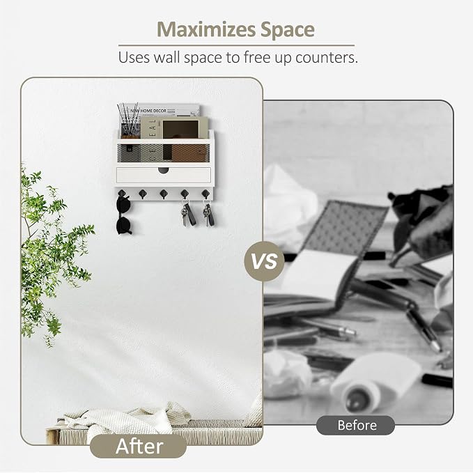 Nekon Key and Mail Holder for Wall, Key Organizer - Image 3