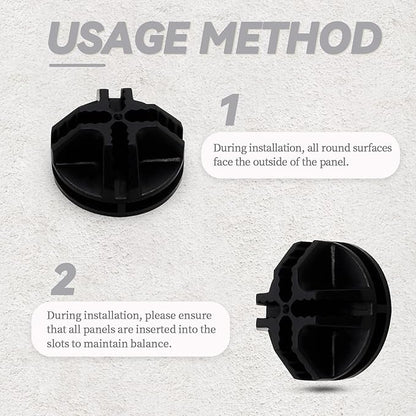 Bonsicoky 64 Pcs Black Plastic Connector - Image 4