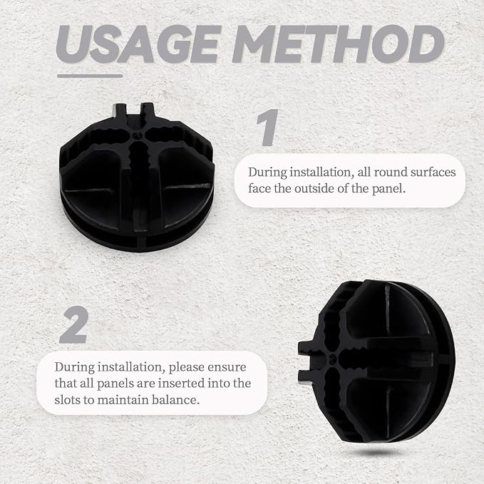 Bonsicoky 16 Pcs Black Plastic Connector - Image 4