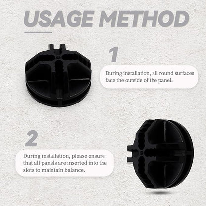 Bonsicoky 16 Pcs Black Plastic Connector - Image 4