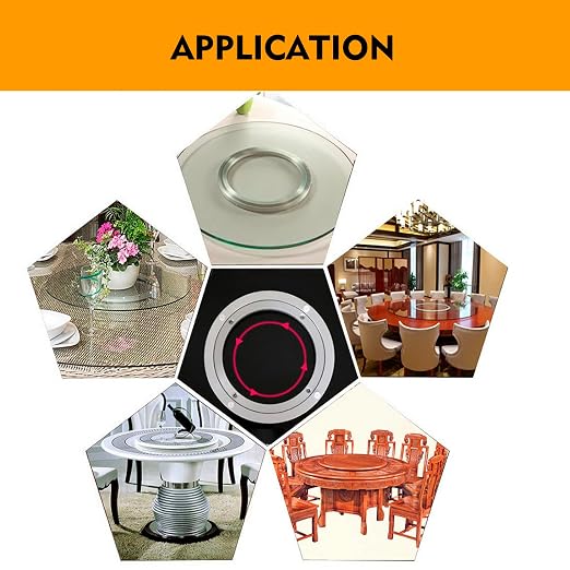 Aluminium Alloy Turntable Bearing, Heavy Duty Swivel Turntable Lazy Susan - Image 8