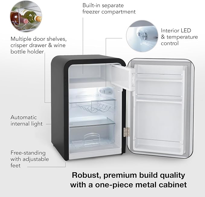 Cooluli Curve 3.8 cu ft Mini Fridge - Image 3