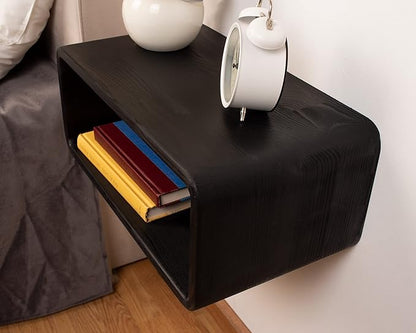 Floating Nightstand Wooden, Bedside Table, Nightstand Shelf, Wall Mounted - Image 3