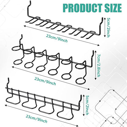 Coume 6 Pcs Pegboard Screwdriver Holders Organizer Pegboard Plier Holders - Image 2