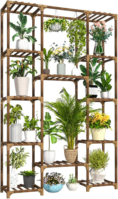 Uneedem Plant Stand Indoor Outdoor, Tall Plant Shelf by Uneedem