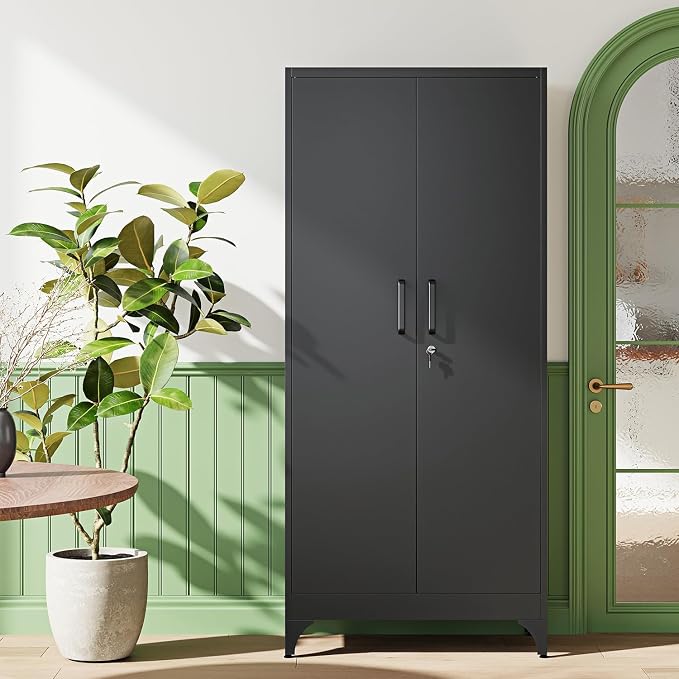 Letaya 71" H Metal Storage Cabinet - Image 7