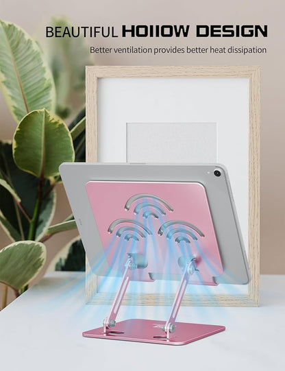 Adjustable Tablet Stand for Desk, Premium Aluminum Holder for iPads, and All - Image 3