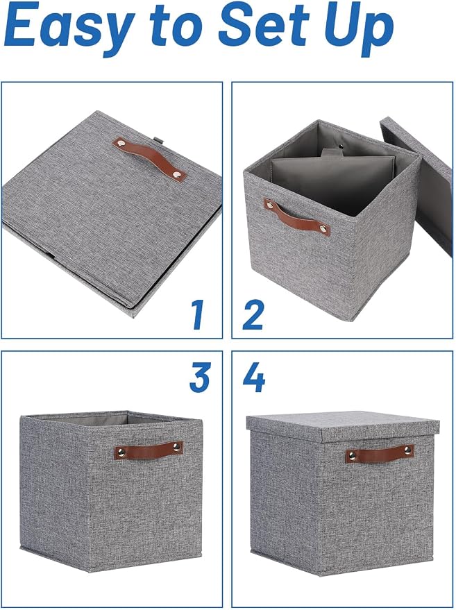 Temary Foldable Fabric Storage Bins - Image 6