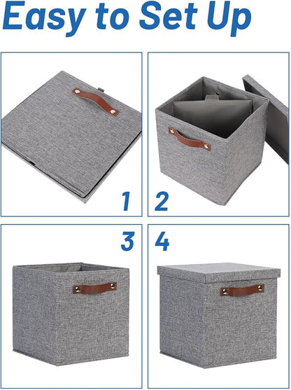 Temary Foldable Fabric Storage Bins - Image 6