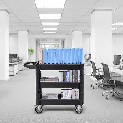 VEVOR Utility Cart, 3-Tier Plastic Service Cart - Image 8