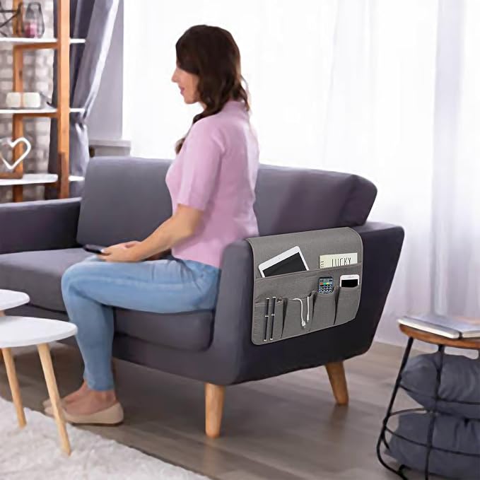 NB Sofa Armrest Organize remote holder bedside caddy organizer - Image 6
