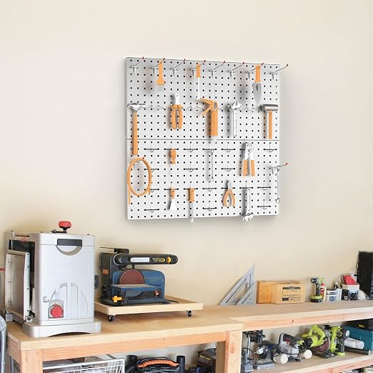 TORACK 2-Pack 12x24 inch Metal Pegboard Panels - Image 2