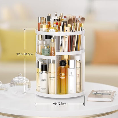 Makeup Organizer 360 rotating, Adjustable Skincare Organizers - Image 2