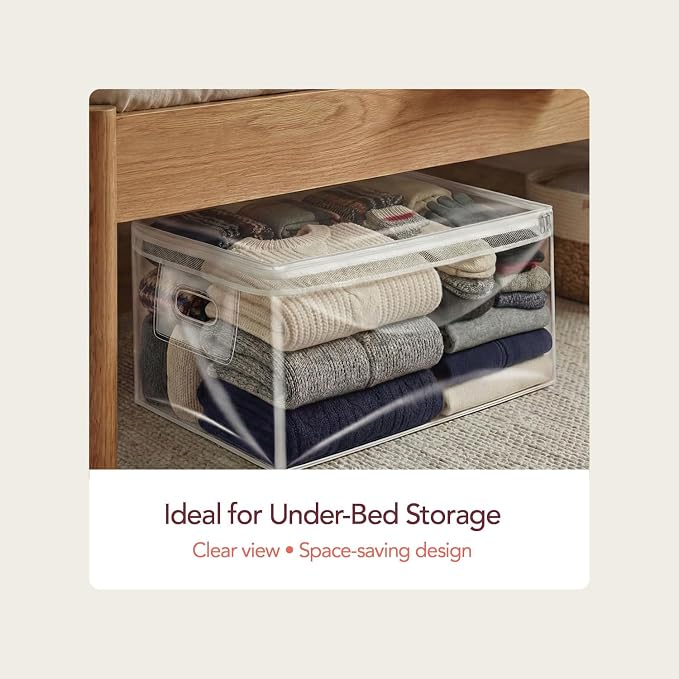 Clear Storage Bags with Zipper, 2 Pack — Comforter Storage Bag, Blanket Storage - Image 7