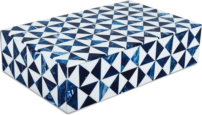 Handicrafts Home Blue and White Decorative Storage Box by HandicraftsHome