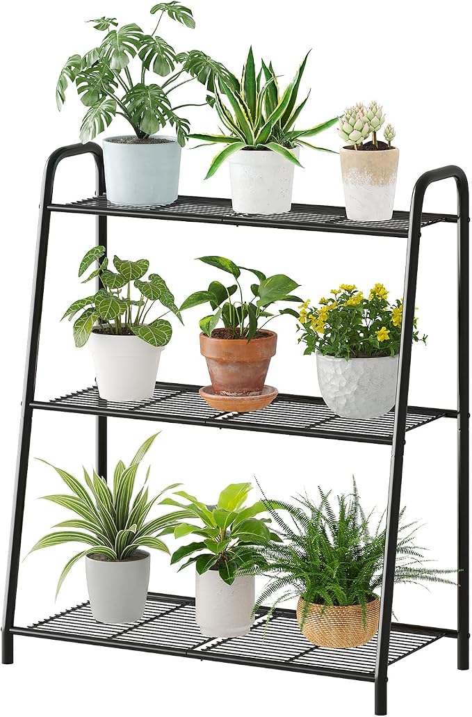 Kitsanery Metal Plant Stand Indoor Outdoor by Kitsanery