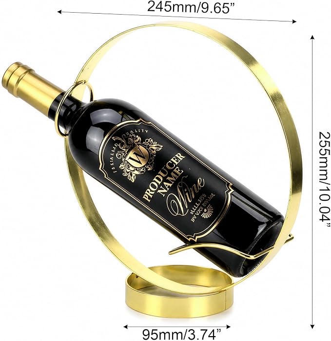 Yesland Gold Wine Bottle Holder - Image 2