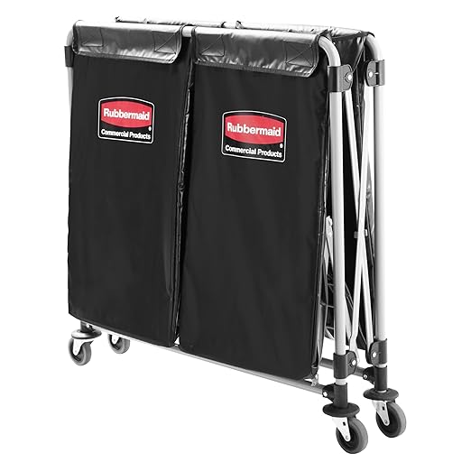 Rubbermaid Commercial Products Collapsible X Cart, Steel Industrial - Image 6