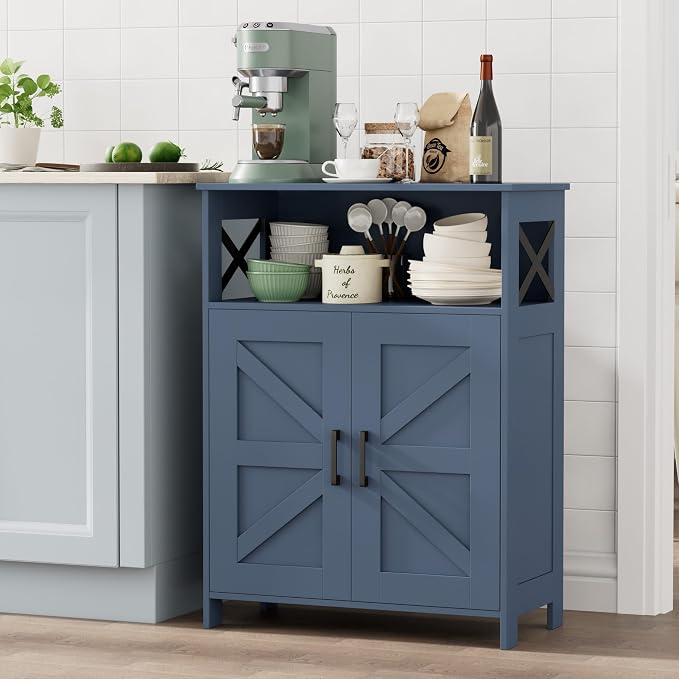 Homhedy Farmhouse Bathroom Storage Cabinet - Image 9