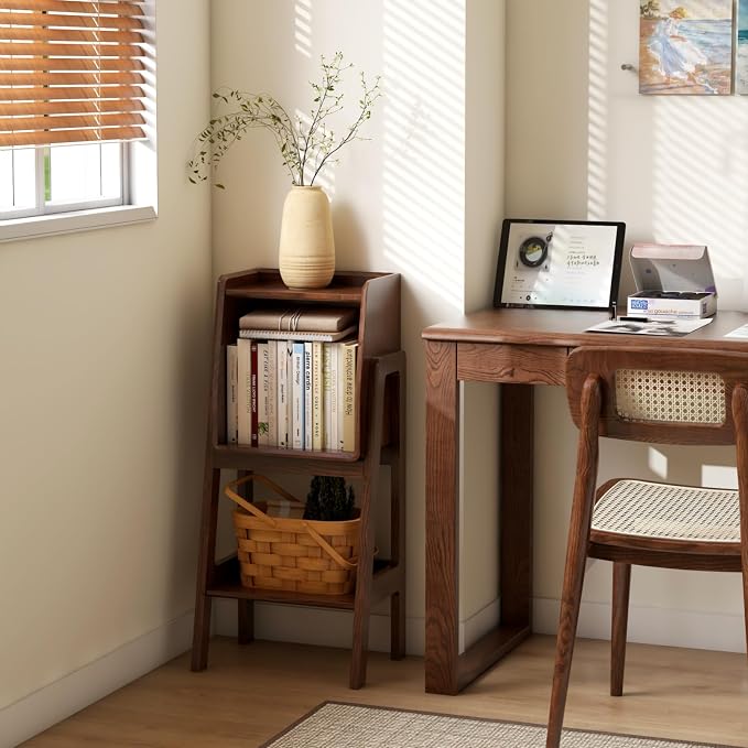 100% Solid Oak Ladder Shelf - Image 7