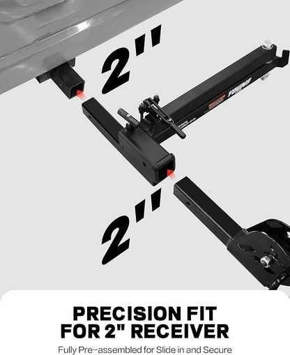 Young 250LBS Swing Away Hitch for Bike Rack and Cargo Carrier Basket - Image 6