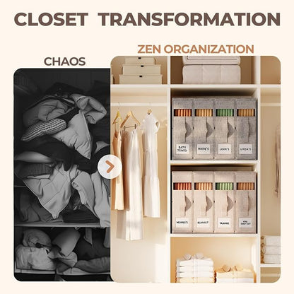 12Pack Sheet Organizers and Storage - Image 4