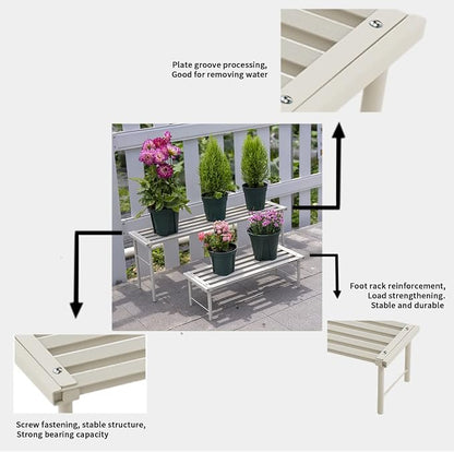 Metal Plant Stand, Rust-proof Aluminum Flower Pot Stand, Plants Display Stands - Image 5