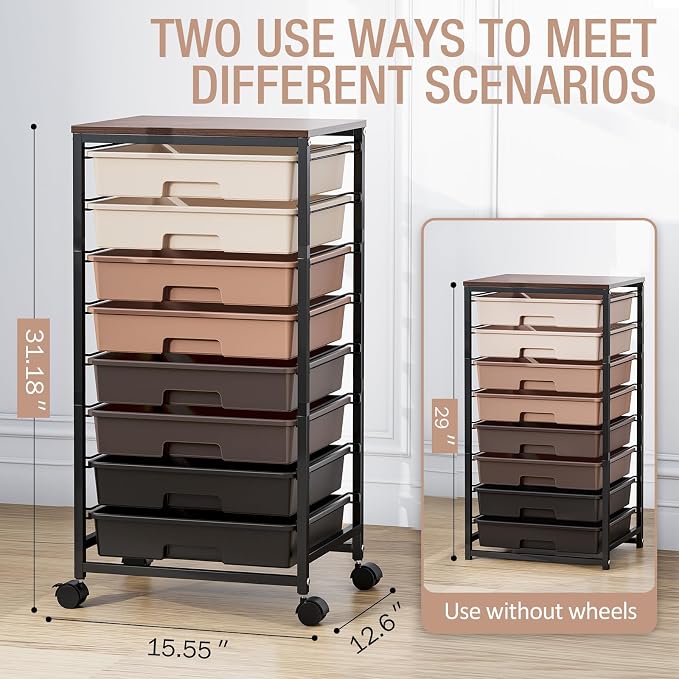 TOOLF Rolling Storage Cart - Image 3