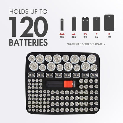 Tenergy Large Battery Organizer Storage Case - Image 2