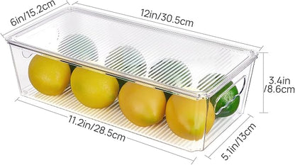 Vtopmart 4pcs Clear Organizers and Storage Bins - Image 2