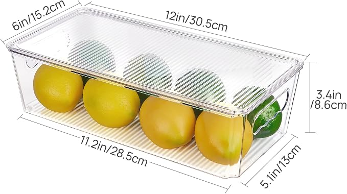 Vtopmart 8pcs Clear Organizers and Storage Bins - Image 2