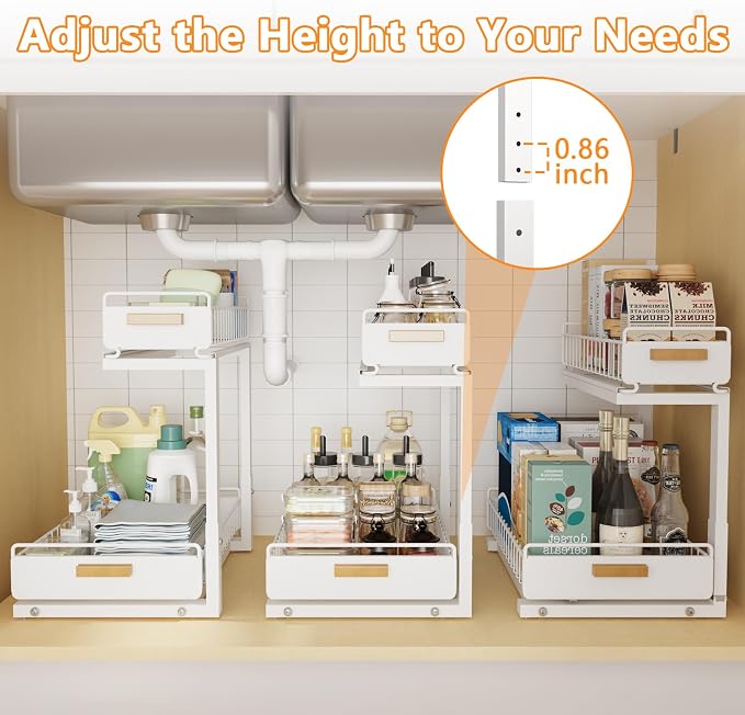 2 Pack Under Sink Organizer - Image 3