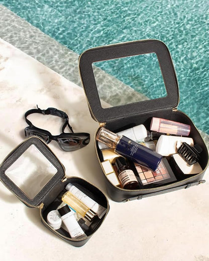Travel Clear Makeup Bag Set, TSA Approved Cosmetic Bag Case - Image 3