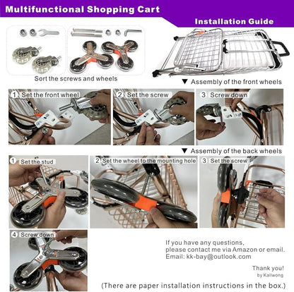 Stair Climbing Collapsible Shopping Carts - Image 7