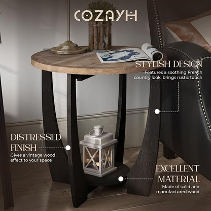 Rustic Farmhouse End Table - Image 4