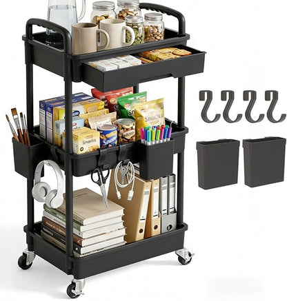 3 Tier Rolling Utility Cart by LLMRR