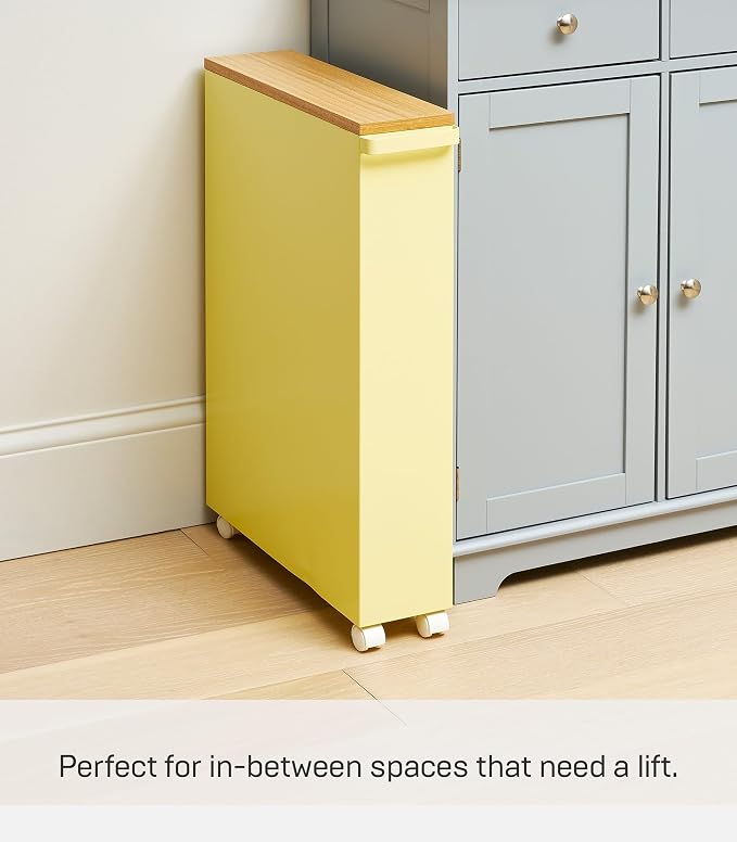 YAMAZAKI Home Bathroom Cart, Rolling Slim Utility Storage - Image 6