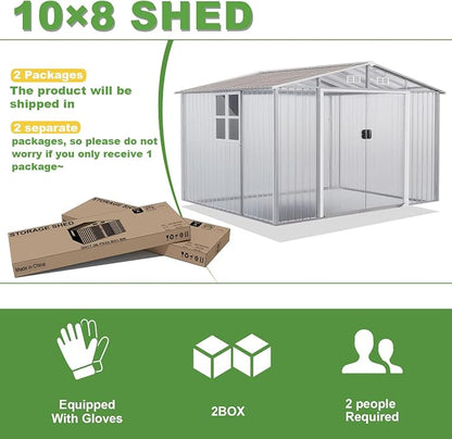 Gotland 10FT x 8FT Sheds & Outdoor Storage, Storage Shed - Image 3