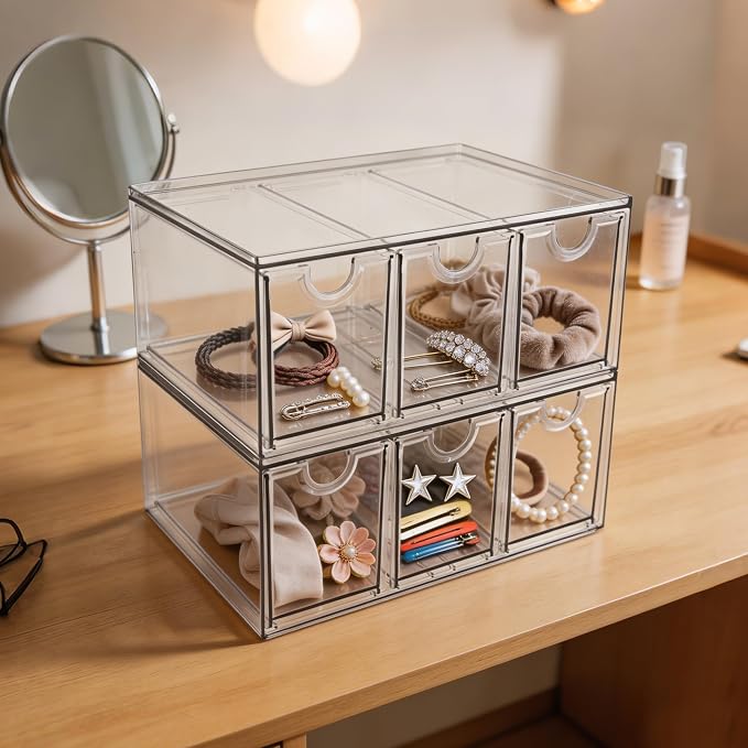 Prsildan Tea Bag Organizer K Cup Holder Drawer Coffee Pods Storage, 2 Pack | - Image 6