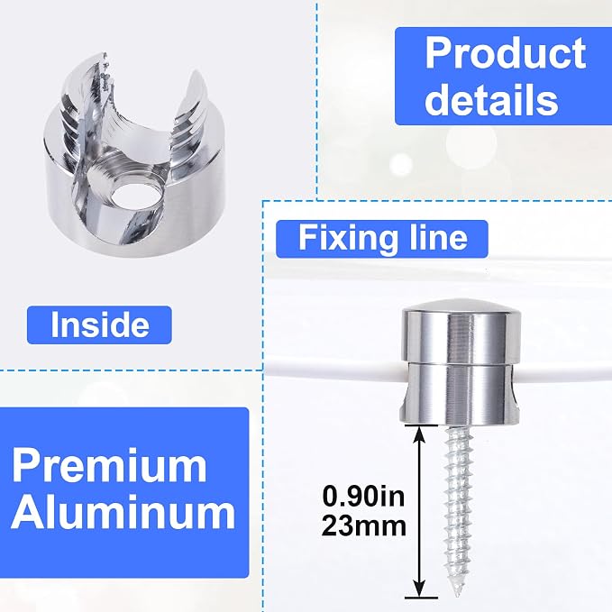 5 Sets Charger Holders for Cords, Adhesive Metal Cord Clips, Cable Management - Image 4