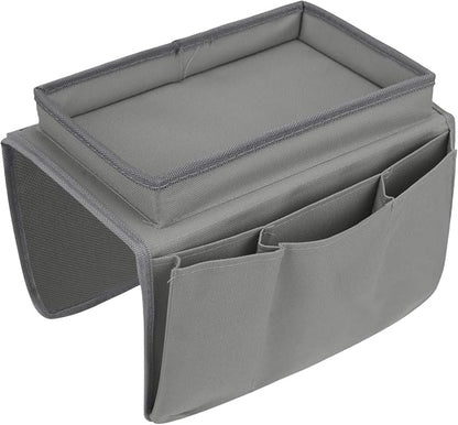 Sofa Armrest Organizer with Cup Holder Tray Chair Arm TV Remote Holder by Holiberty