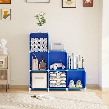 AWTATOS Cube Storage Organizer, 6 Cube Closet Organizers and Storage Shelves - Image 2