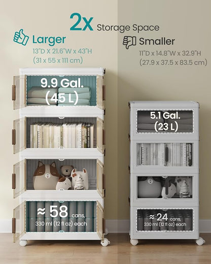 SONGMICS 48QT Plastic Storage Bins - Image 3