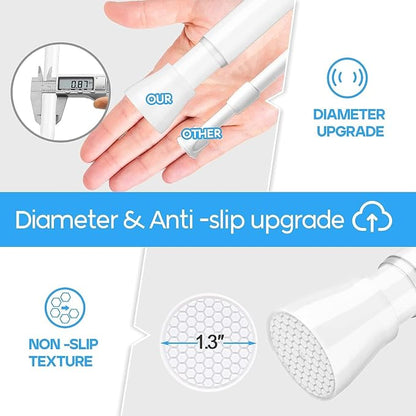 Tension Curtain Rod White 1PCS Tension Rods - Image 7