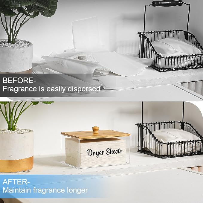 VOTLEVT Acrylic Dryer Sheet Holder - Image 3