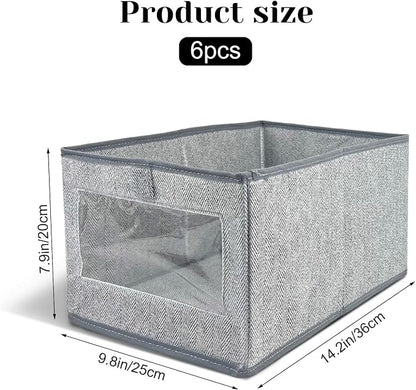 6 Pieces Linen Closet Storage Bins - Image 2