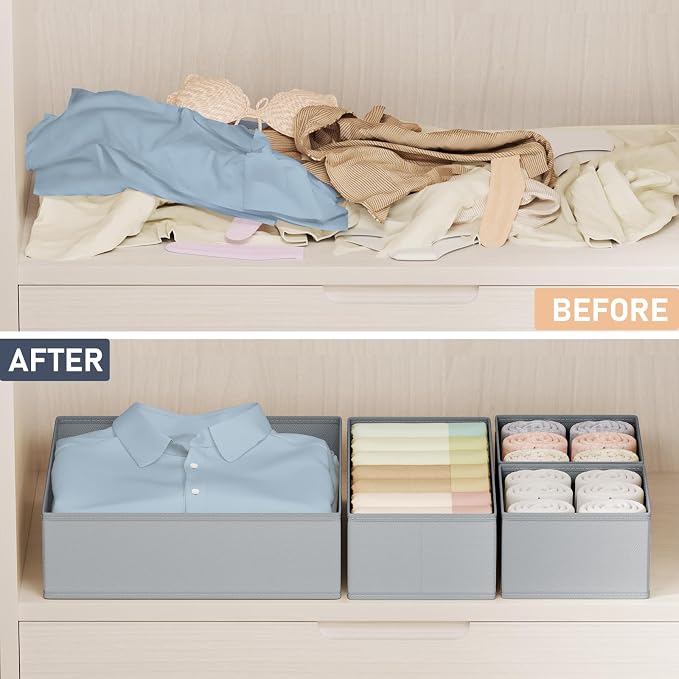 DIMJ Drawer Organizer Clothes Storage - Image 7