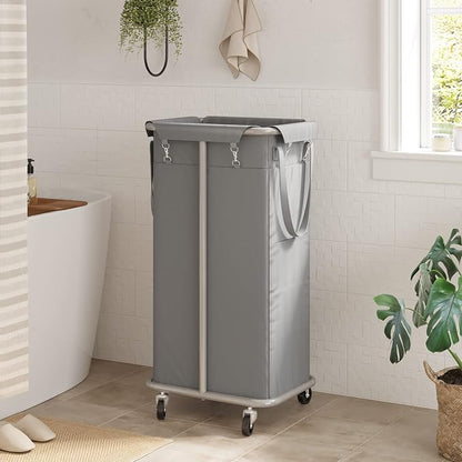 WOWLIVE 100L Rolling Laundry Hamper - Image 3
