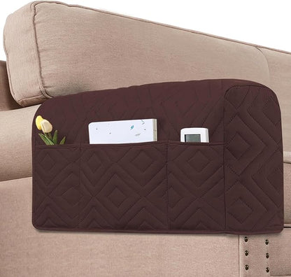 H.VERSAILTEX Armrest Covers for Sofa Water Resistant Couch Arm Covers Remote by HVERSAILTEX